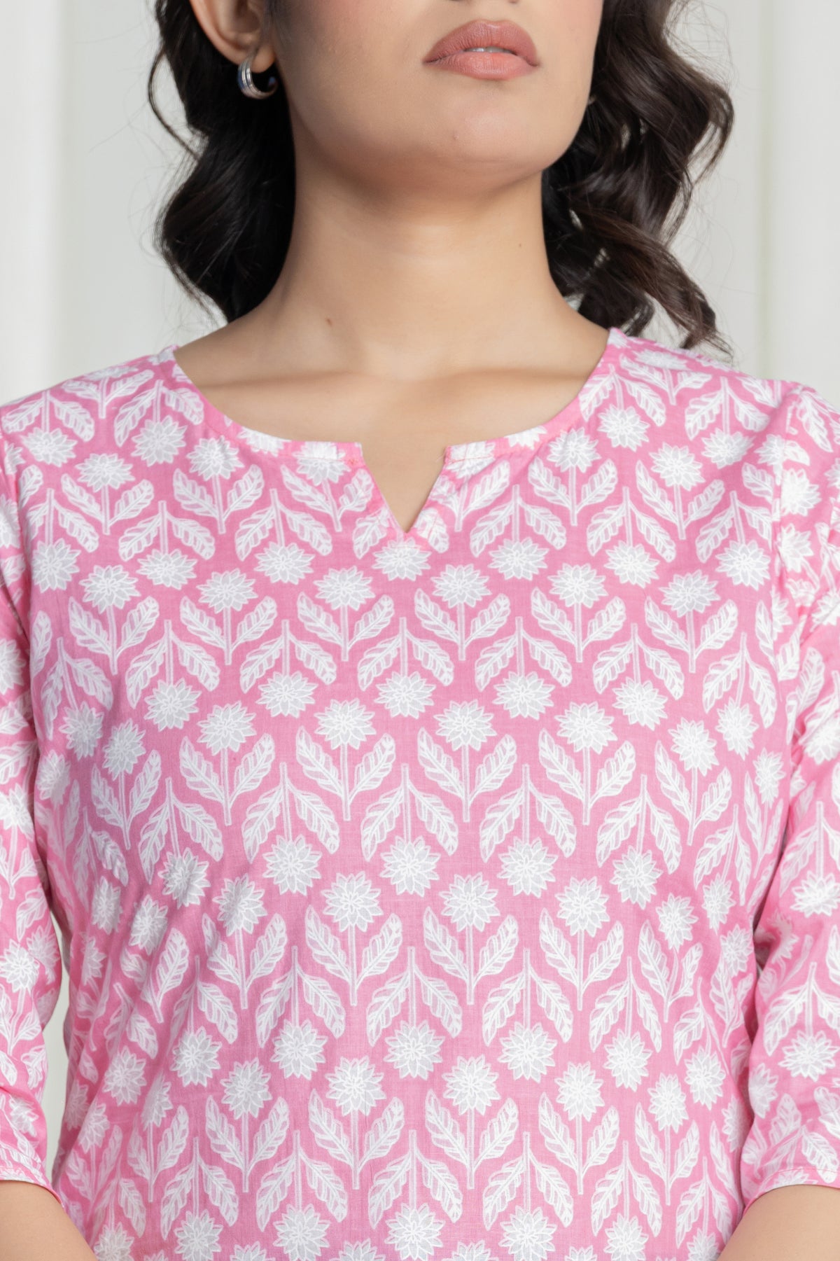 Rosewood Charm Short Kurti