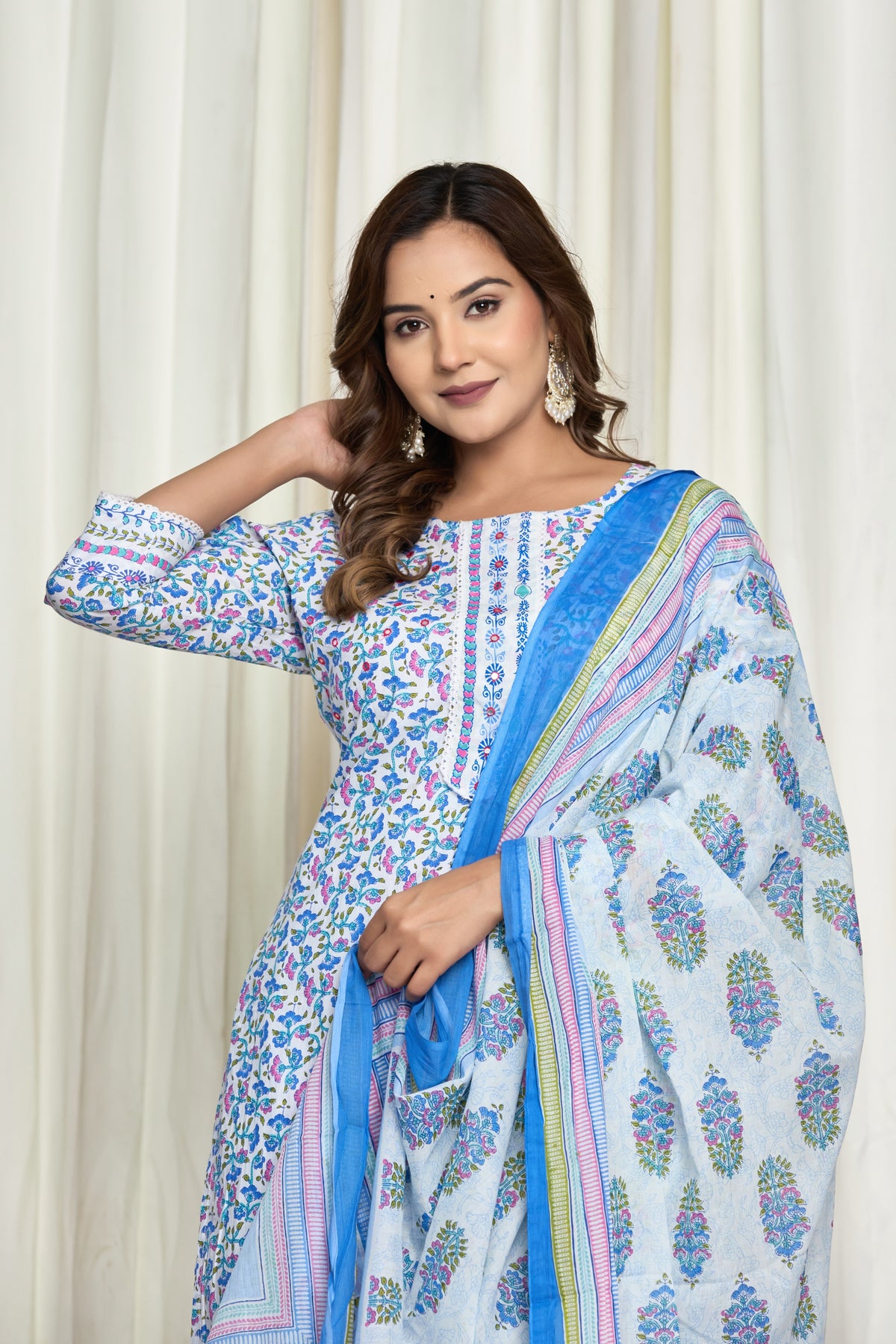 Neel Kamal Cotton Kurti Pant Set