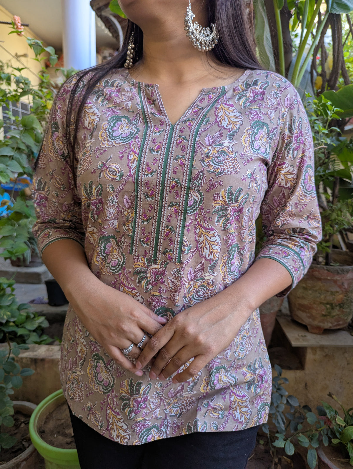 Saanjh Cotton Short Kurtis