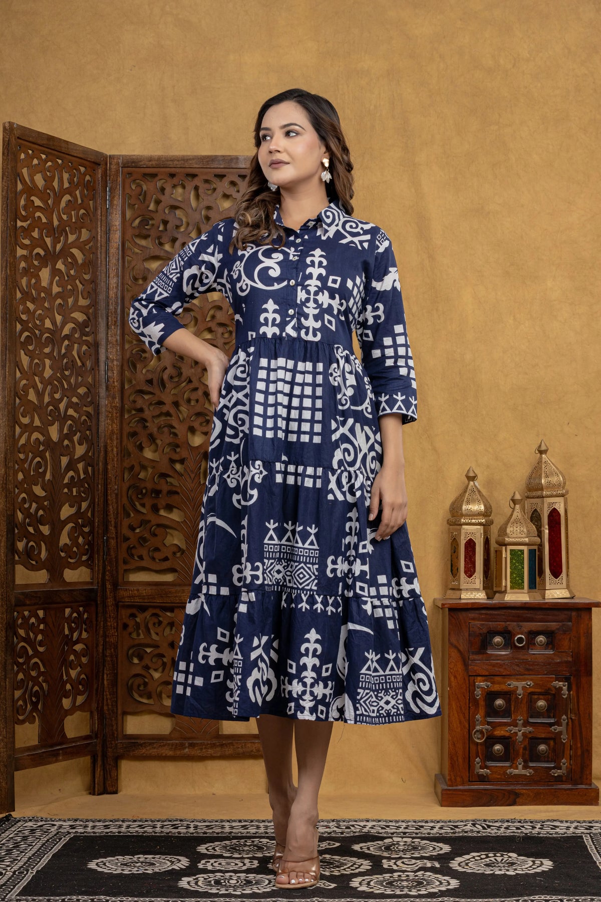 Saanjh Blue One Piece