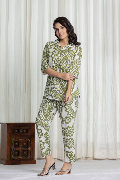 Olive Aura Co-Ord Set