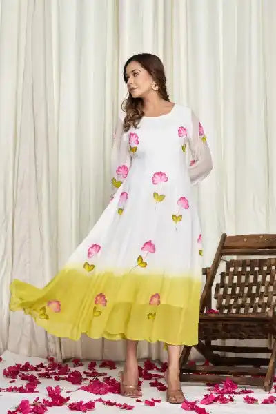 Ruhani Rang Georgette Dress