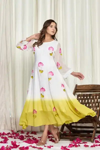 Ruhani Rang Georgette Dress