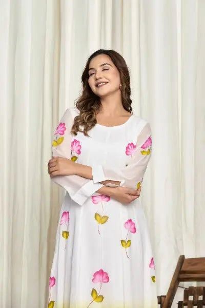 Ruhani Rang Georgette Dress
