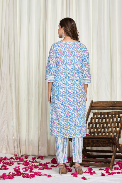 Neel Kamal Cotton Kurti Pant Set