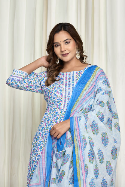 Neel Kamal Cotton Kurti Pant Set