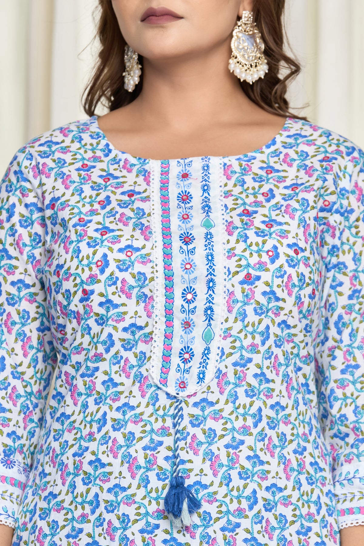 Neel Kamal Cotton Kurti Pant Set