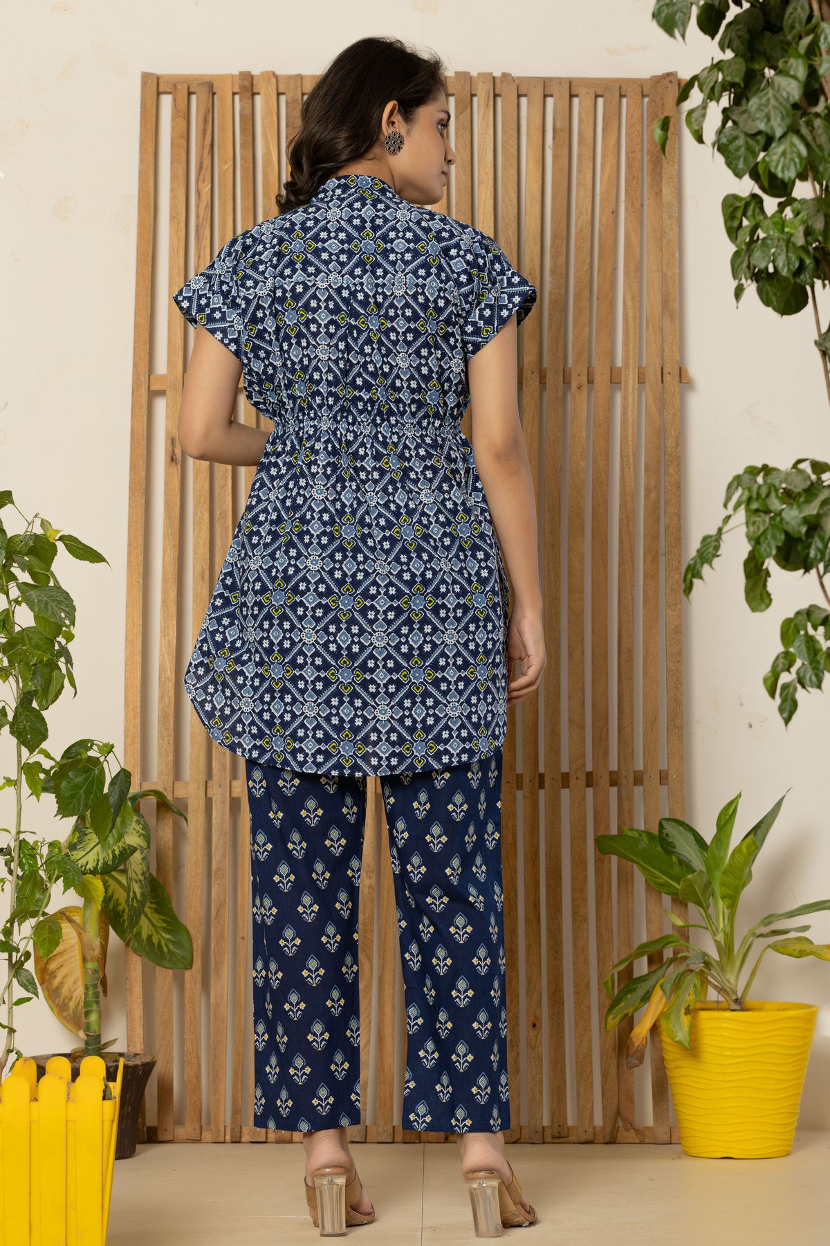 Indigo Bloom Co-ord Set
