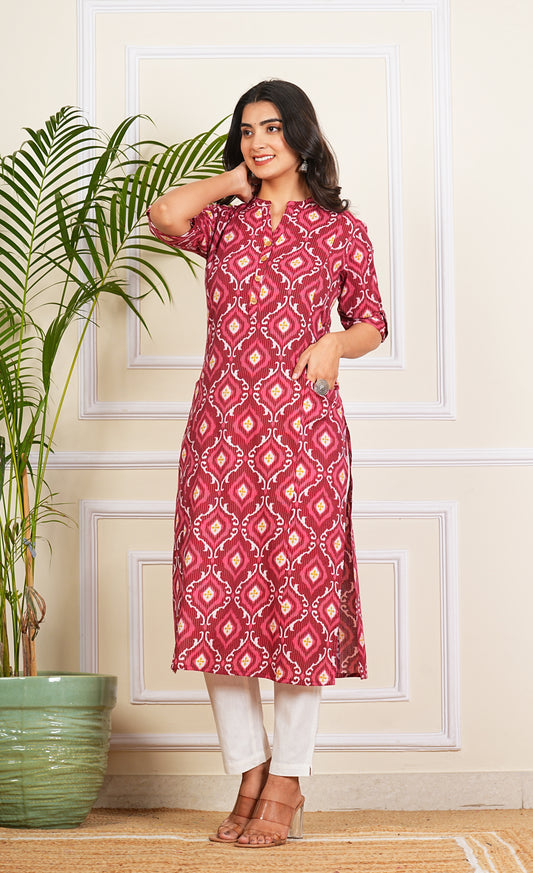 Gulnaz  Straight Line Kurti