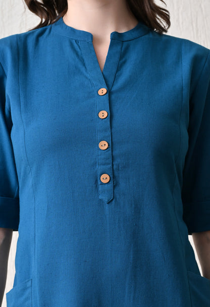 Neel Tara Straight  Kurti
